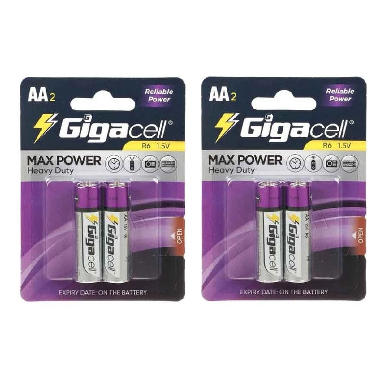 باتری قلمی گیگاسل مدل Max Power بسته 4 عددی