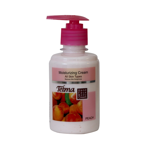 کرم مرطوب کننده و آبرسان تلما مدل peach حجم 200 میلی لیتر