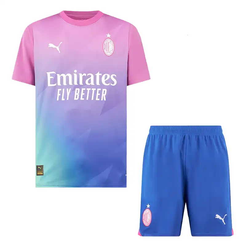 ست تی شرت و شلوارک ورزشی مردانه مدل میلان 3rd 2024