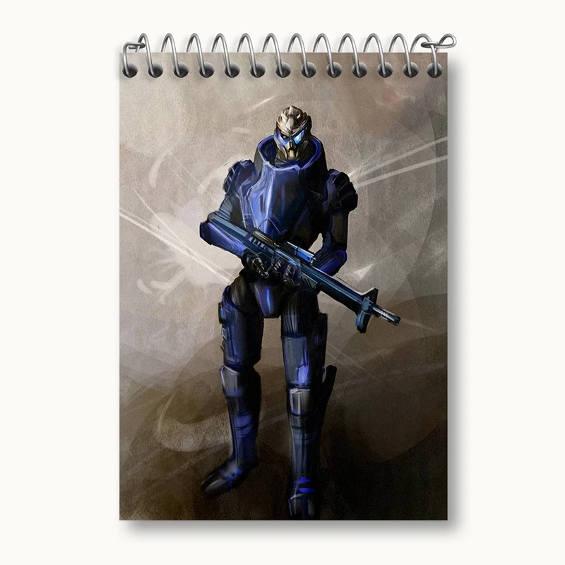 دفتر یادداشت 50 برگ خندالو مدل بازی مس افکت (Mass Effect) کد 31549