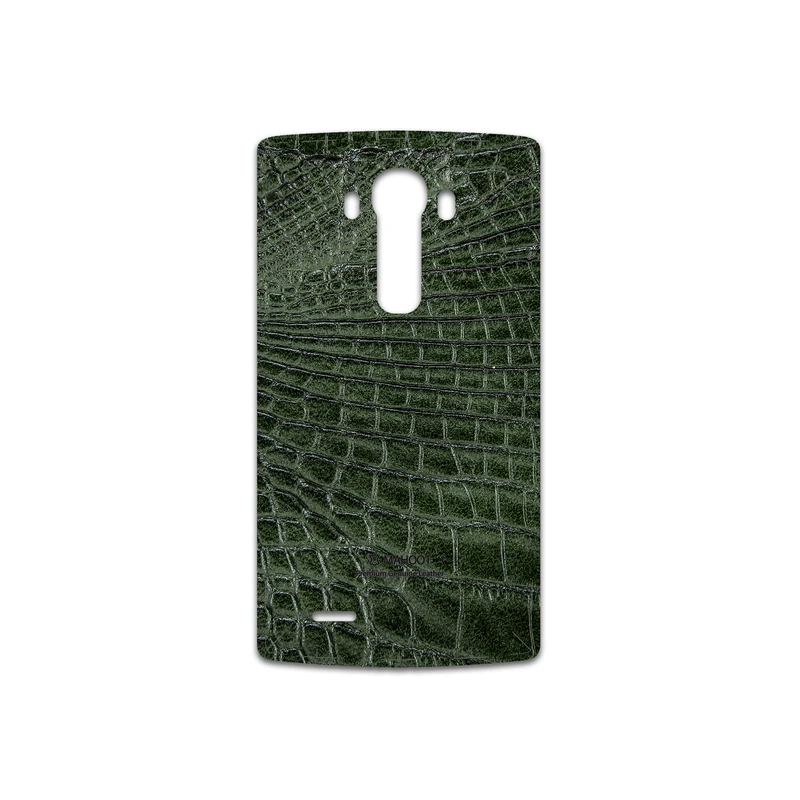 برچسب پوششی ماهوت مدل Green-Crocodile-Leather مناسب برای گوشی موبایل ال جی G4