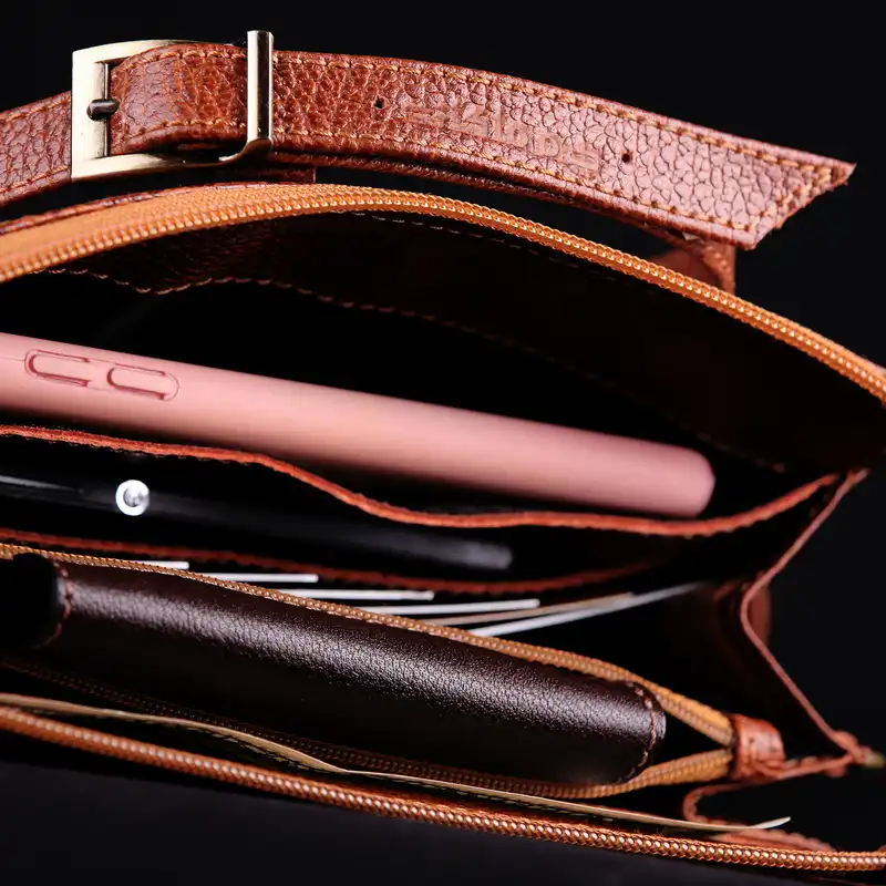 کیف دستی چرم ماکان مدل آیسل کد ICEL-sh1