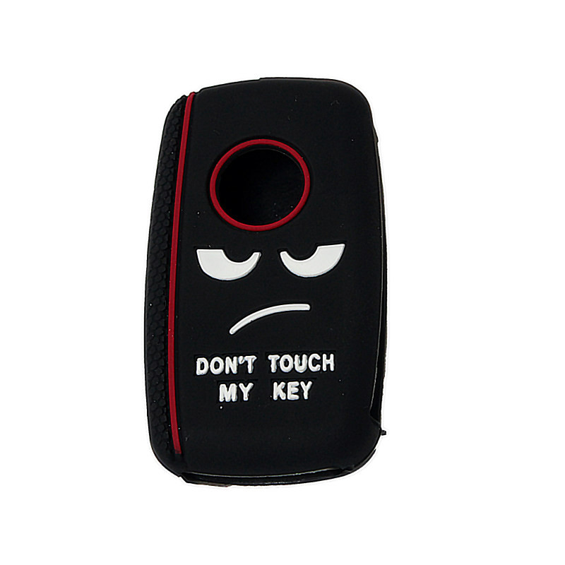 کاور سوئیچ خودرو مدل سه کلید سیلیکونی مناسب برای پژو پارس