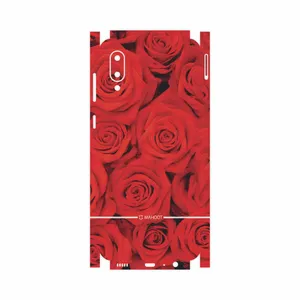 MAHOOT Red-Flower-FullSkin Cover Sticker for Samsung Galaxy A02