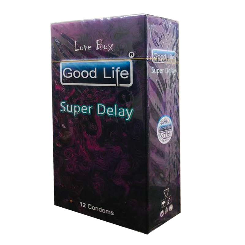 کاندوم گودلایف مدل SUPER DELAY کد GO10 بسته 12 عددی