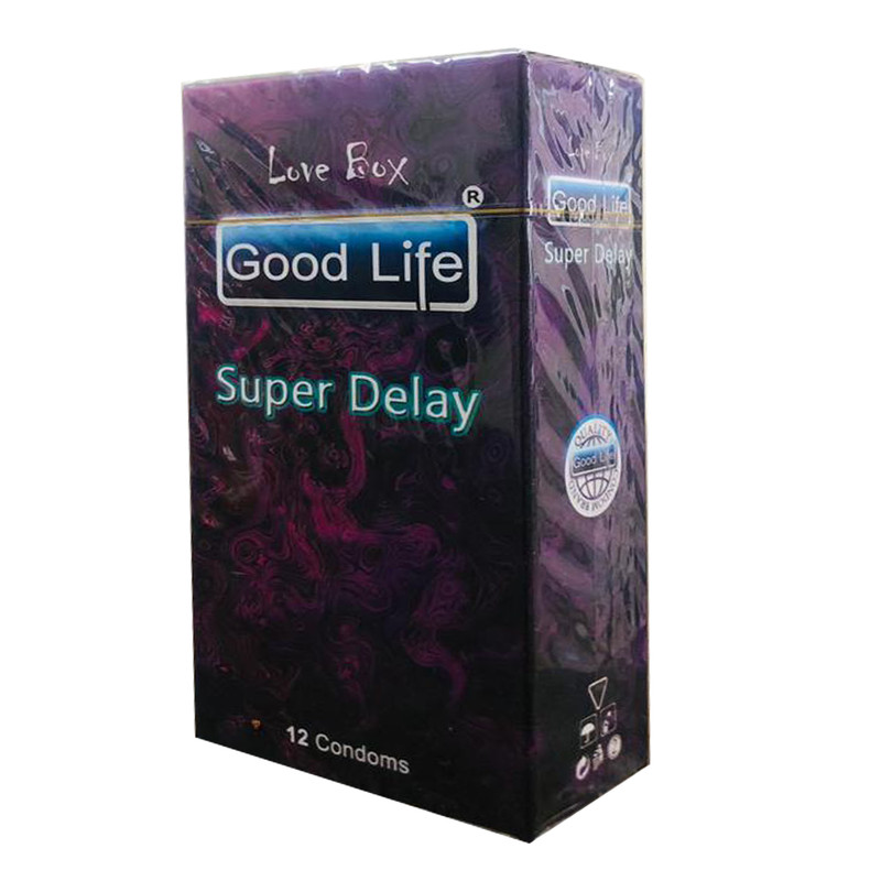 کاندوم گودلایف مدل SUPER DELAY کد GO10 بسته 12 عددی