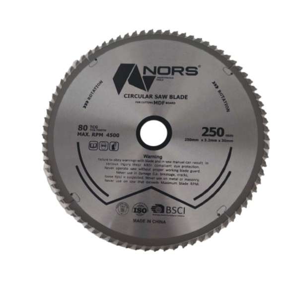 تیغه اره دیسکی نورس مدل 250 تیغه اره دیسکی نورس مدل 250