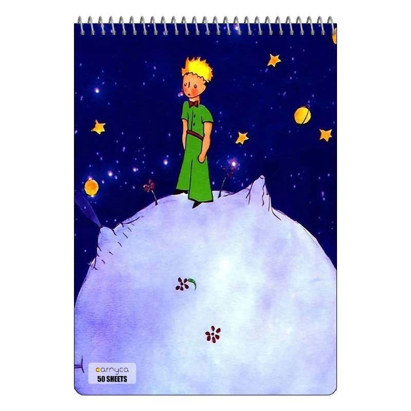دفتر نقاشی 50 برگ سیمی کارنیکا طرح شازده کوچولو The Little Prince کد 27329