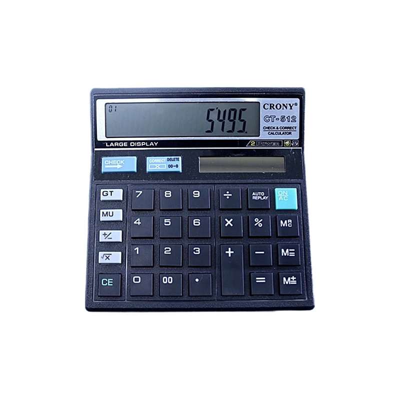 ماشین حساب کرونی مدل CT-512 ماشین حساب کرونی مدل CT-512