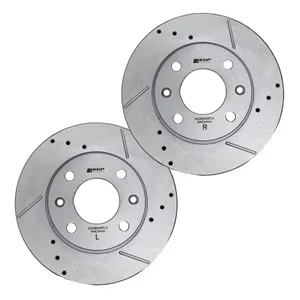 دیسک ترمز کی اچ اف مدل TU3 مناسب برای پژو 206 بسته 2 عددی