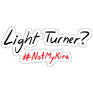 استیکر لپ تاپ مدل Light Turner? #NotMyKira