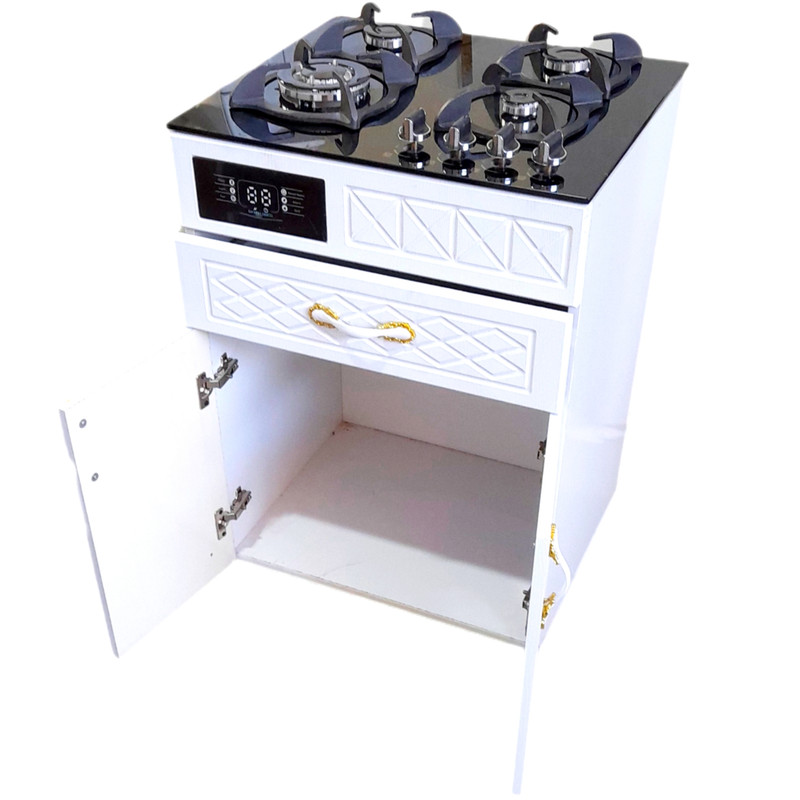 اجاق گاز 4 شعله هاکان مدل دو درب با ترموکوپل _HTH-PADYSNY_TERMOKOPL