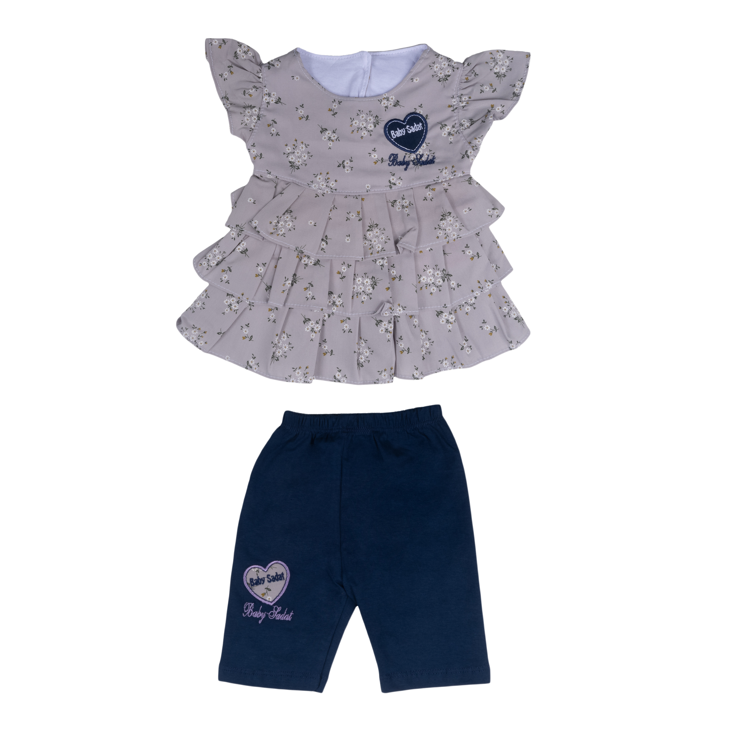 ست بلوز و شلوارک دخترانه مدل 71983