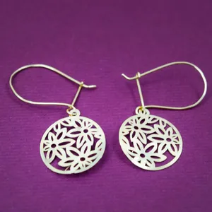 گوشواره طلا 18 عیار زنانه کانیار گالری مدل E67