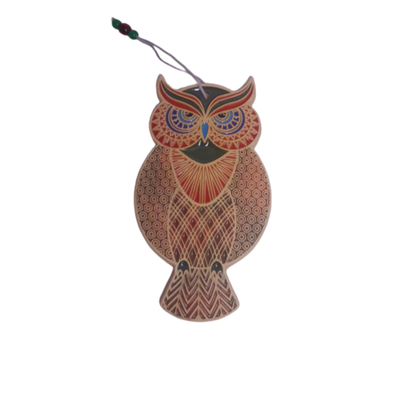 آویز سفالی طرح جغد