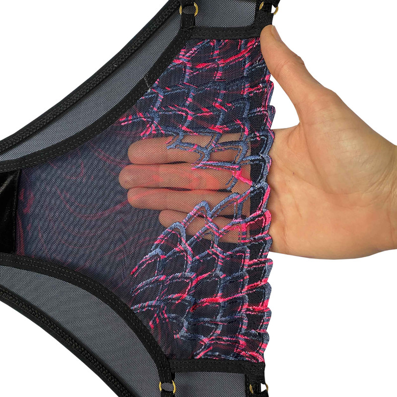 ست شورت و سوتین زنانه نوشه پوش کد 85001 رنگ مشکی