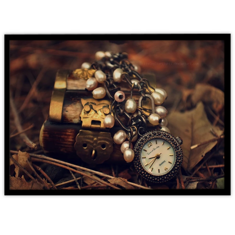 تابلو بکلیت طرح ساعت گردن آویز مدل B-10261