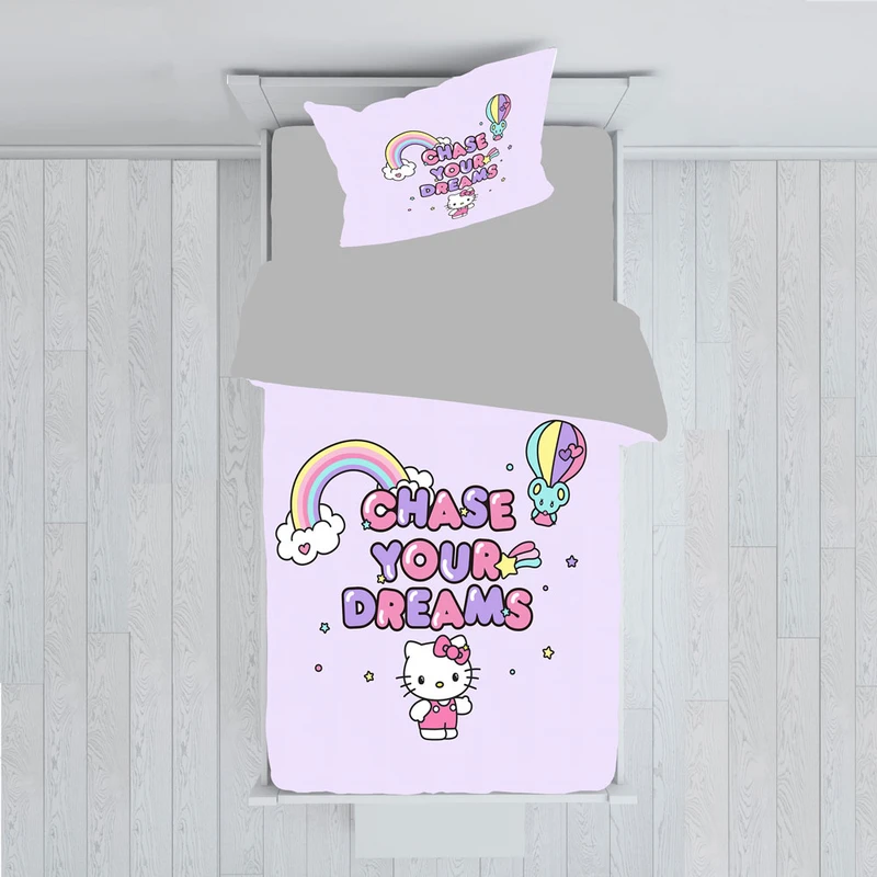 سرویس روتختی مدل کارتونی کیتی TXY507 تک نفره 5 تکه