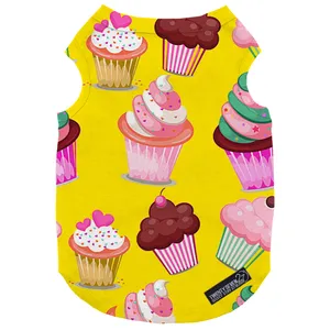 لباس سگ و گربه 27 طرح Cup Cake کد MH693 سایز S