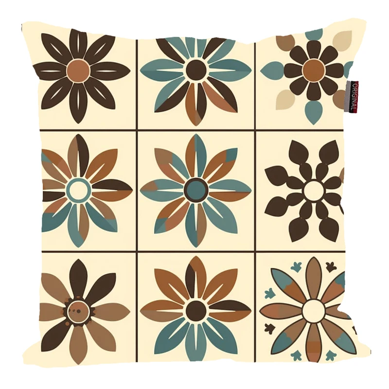 کوسن پاد آفرین مدل سنتی طرح کاشی کد PK40484