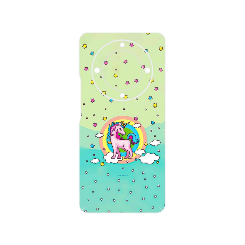 برچسب پوششی ماهوت مدل Rainbow unicorn adventure مناسب برای گوشی موبایل آنر Magic 5 Lite