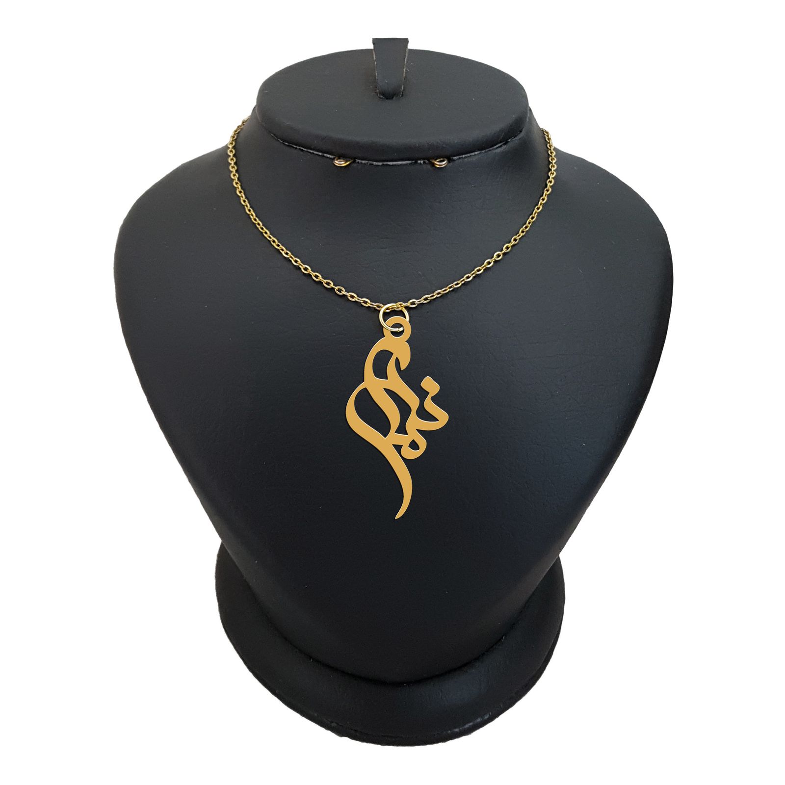 گردنبند نقره زنانه ترمه ۱ مدل مانلی کد ma 742 -  - 1