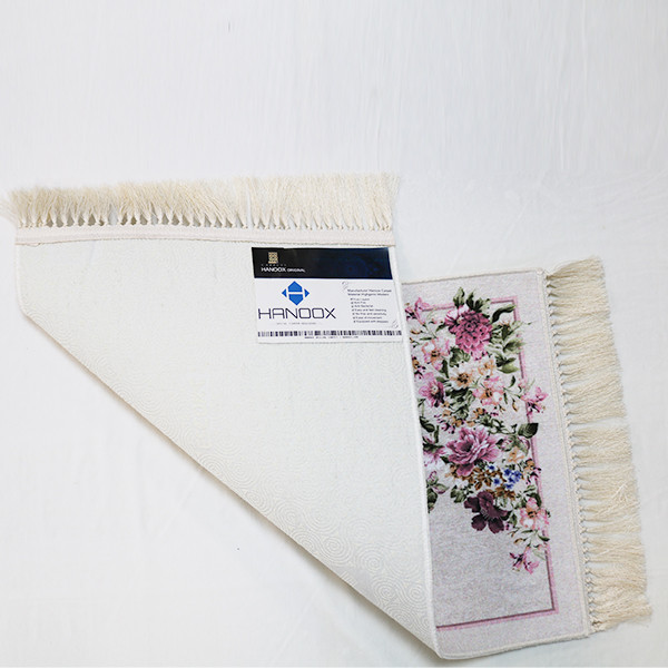 فرش پارچه ای هانوکس طرح گلباران کد MH-008-1