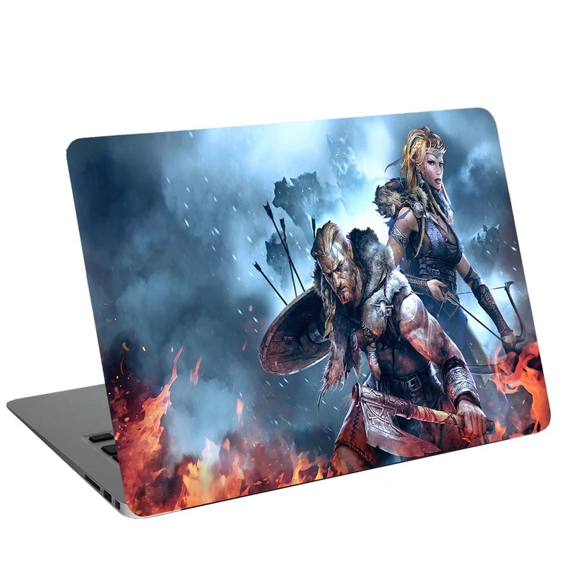 استیکر لپ تاپ مدل vikings wolves of midgard G-2244 مناسب برای لپ تاپ 15.6 اینچ