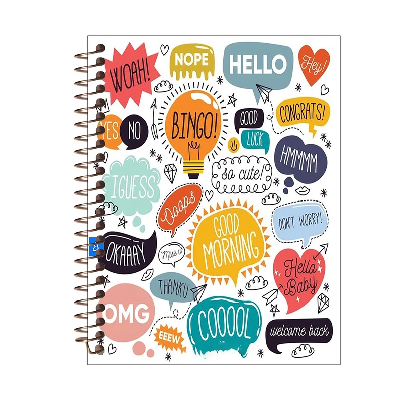 دفتر زبان 60 برگ طرح حروف انگلیسی کد L298