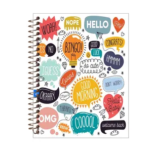 دفتر لغت 100 برگ طرح حروف انگلیسی کد W298