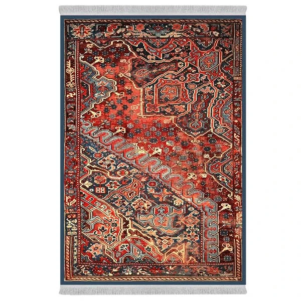 فرش پارچه‌ای دفه مدل فرشینه طرح مدرن کد 532