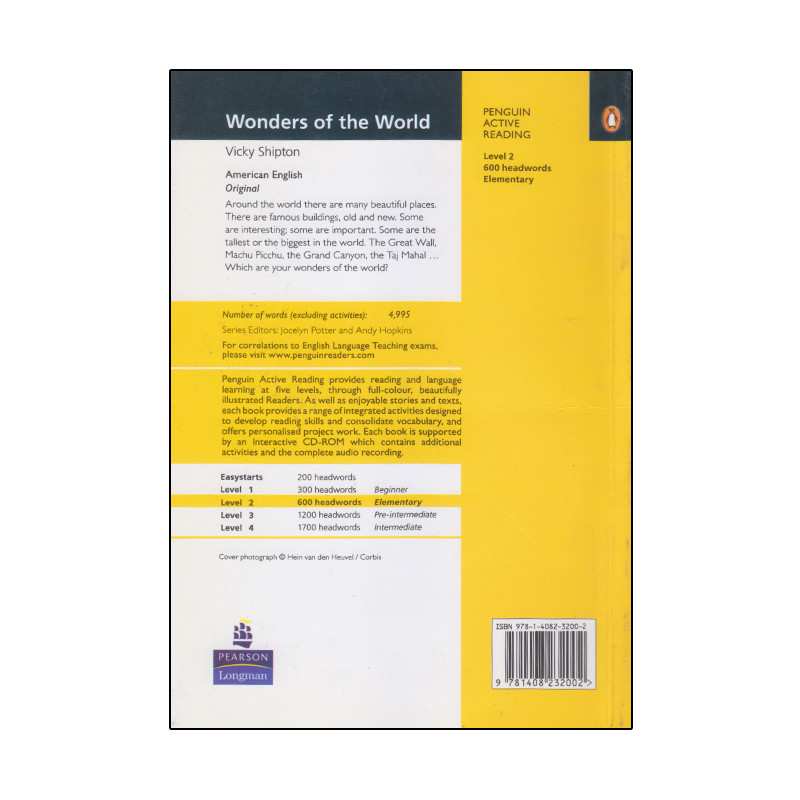 کتاب Wonders Of The World Level 2 اثر Vicky Shipton انتشارات الوندپویان کتاب Wonders Of The World Level 2 اثر Vicky Shipton انتشارات الوندپویان