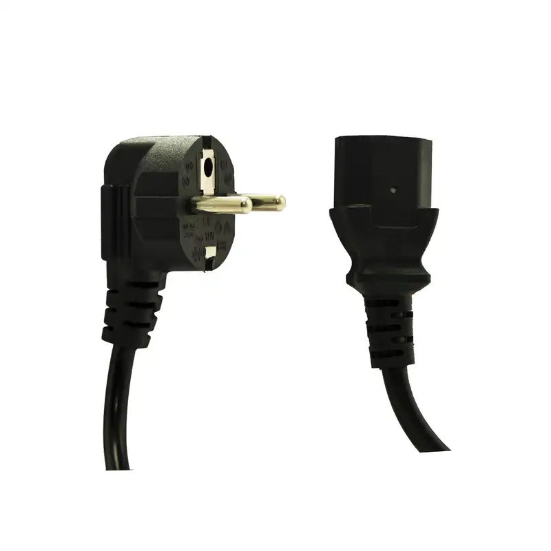 کابل برق سه پین منبع تغذیه کامپیوتر مدیا نور کد m طول 1.5 متر