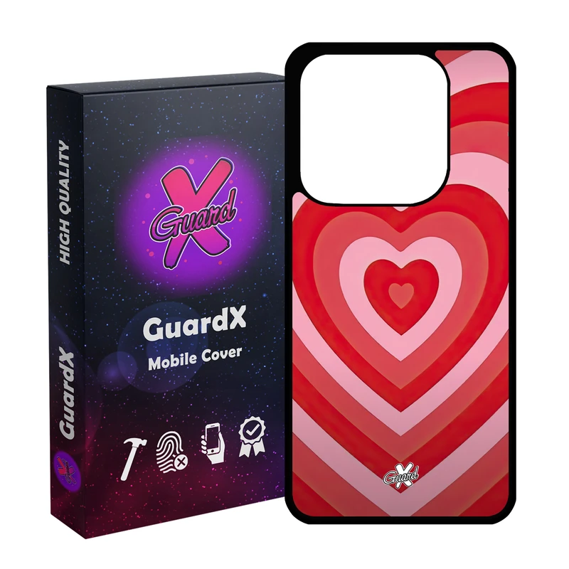 کاور گارد ایکس طرح قلب مدل 10511 مناسب برای گوشی موبایل شیائومی Redmi Note 14 4G