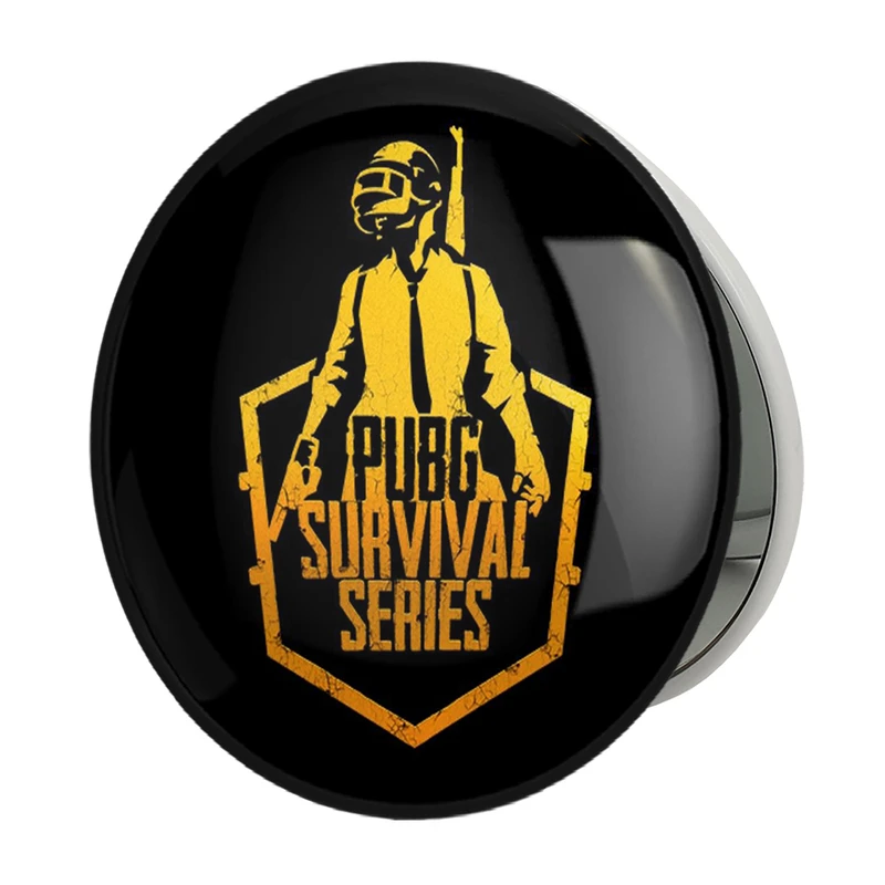 آینه جیبی خندالو طرح بازی پابجی PUBG مدل تاشو کد 3772 