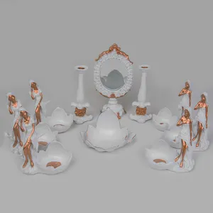 مجموعه ظروف هفت سین 10 پارچه طرح فرشته