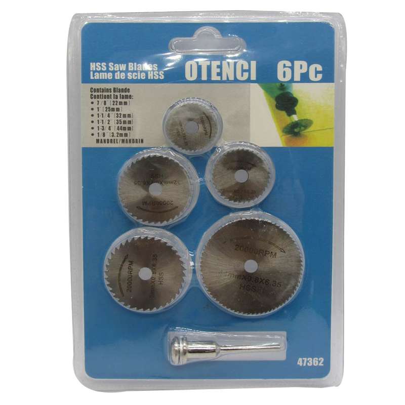 مجموعه 6 عددی تیغ فرز انگشتی اوتنسی کد 2019