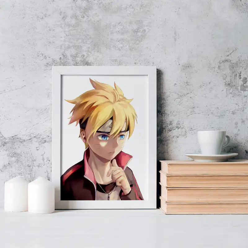 تابلو خندالو مدل بوروتو اوزوماکی انیمه بوروتو کد 15743