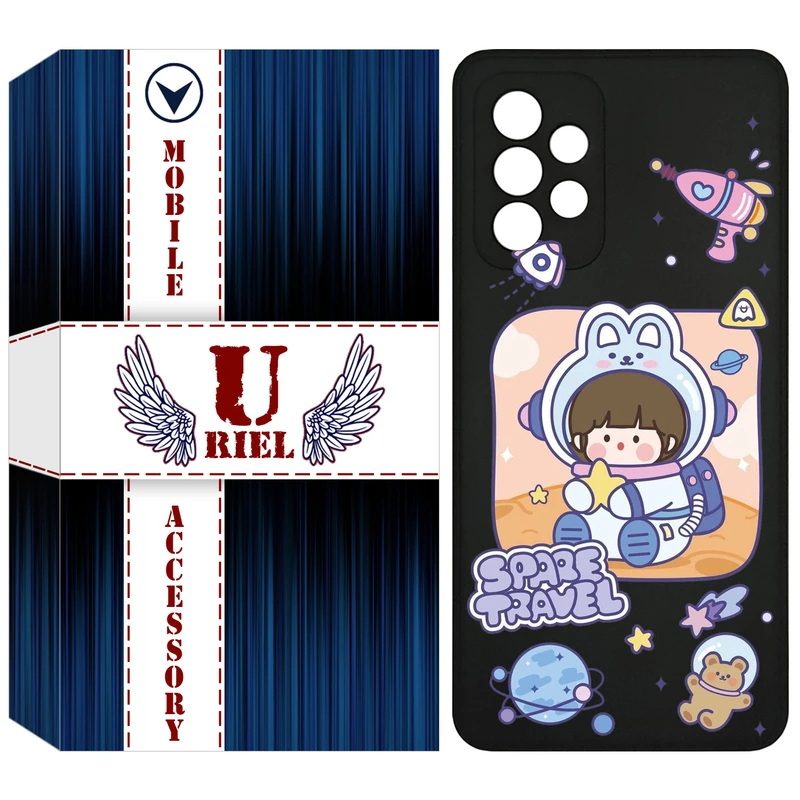کاور یوریل مدل KSH کد 9 طرح دختر فضانورد مناسب برای گوشی موبایل سامسونگ Galaxy A72