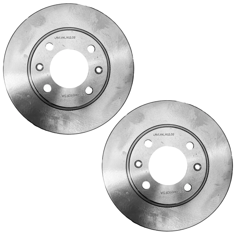 دیسک ترمز چرخ عقب فورس مدل 002316 مناسب برای پژو 206 و پژو 207 بسته 2 عددی