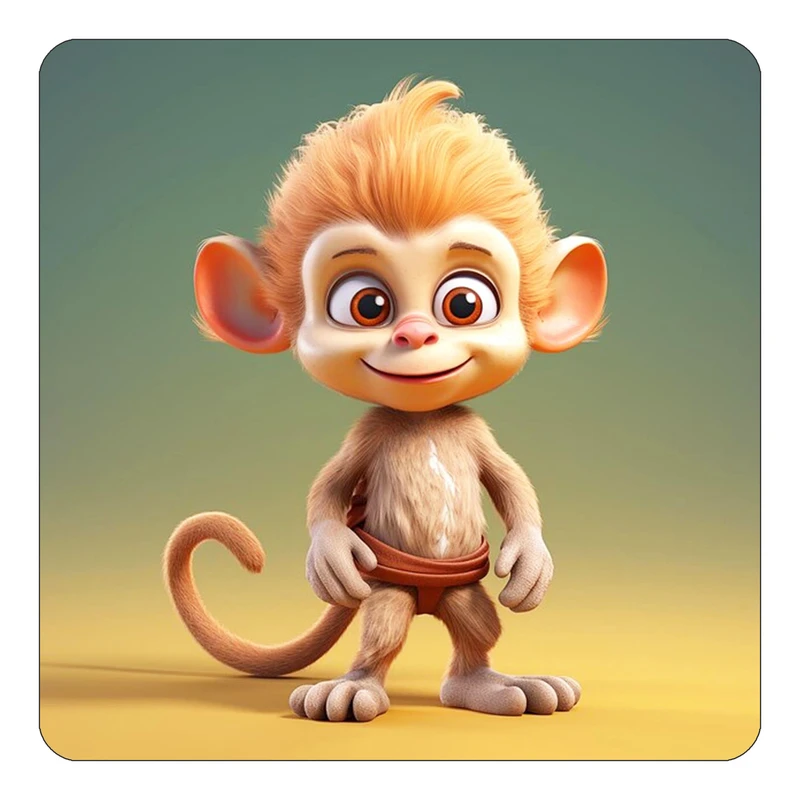 مگنت کاکتی طرح حیوانات کارتونی مدل mp27896