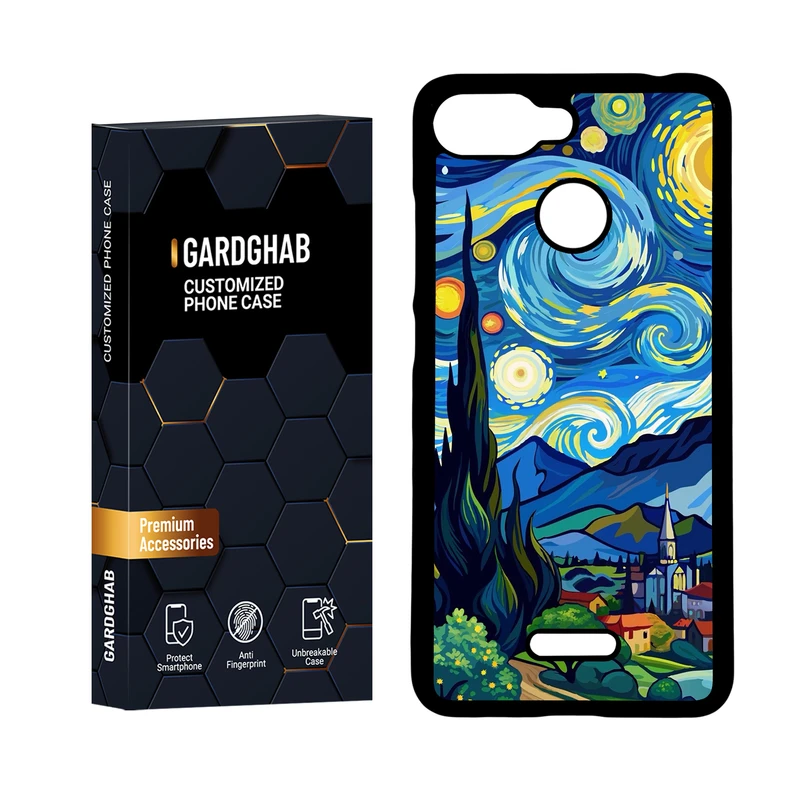 کاور گارد قاب مدل دور ژله ای هنری مناسب برای گوشی موبایل شیائومی Redmi 6