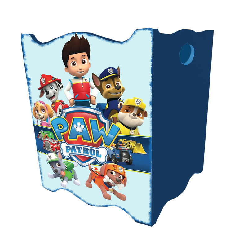 ست سطل و جادستمال کاغذی اتاق کودک مدل سگ های نگهبان