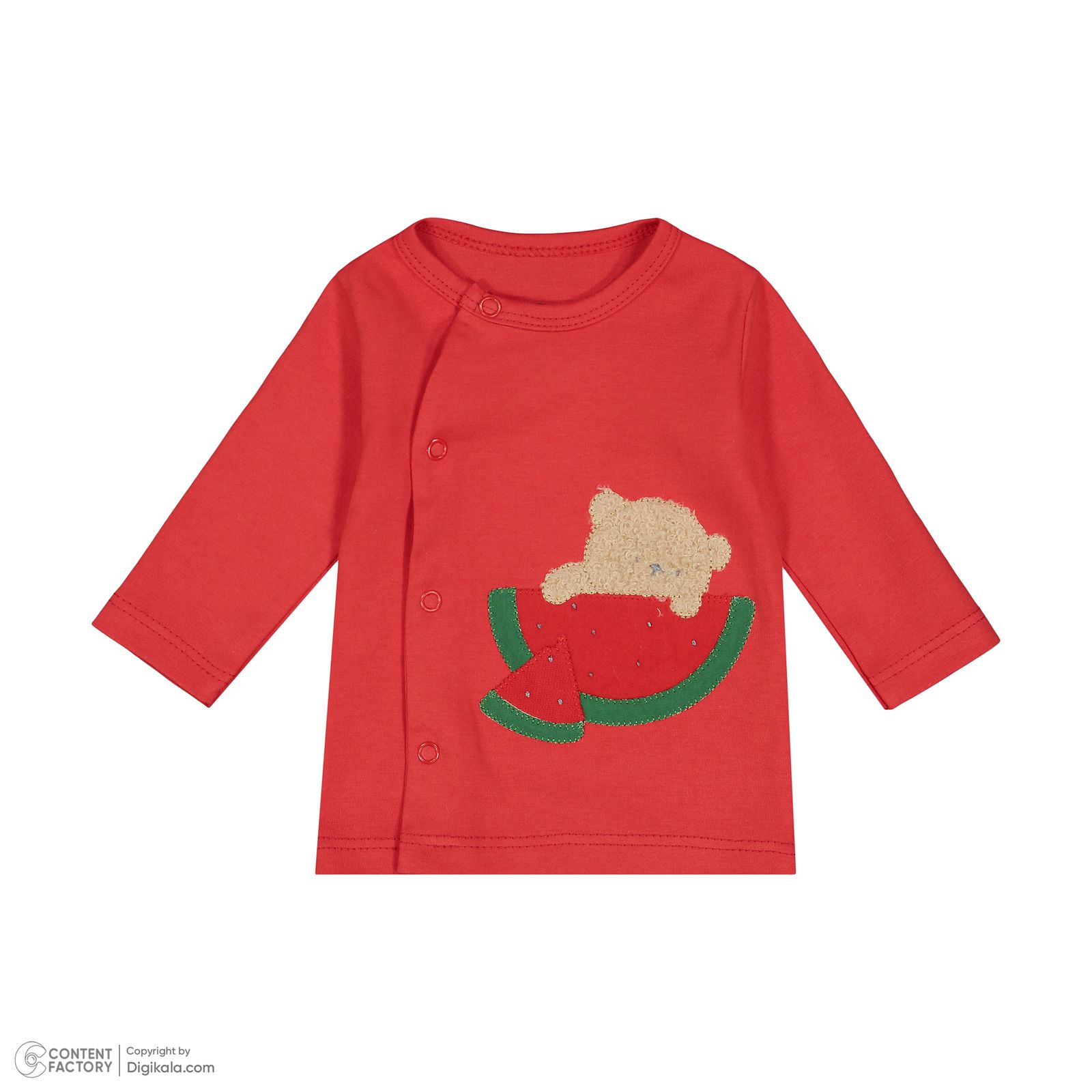 ست 3 تکه لباس نوزادی نیلی مدل یلدایی کد 4084 -  - 6