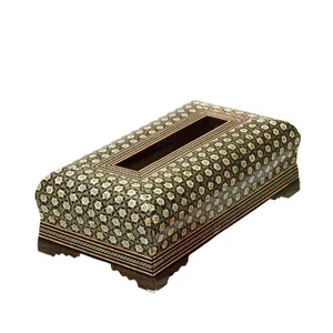 جعبه دستمال کاغذی خاتم کاری کد 20-12-101