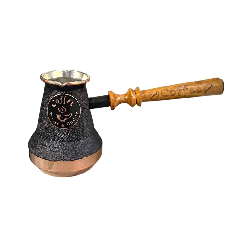 عکس شماره 3 : قهوه جوش مسی طرح کافی