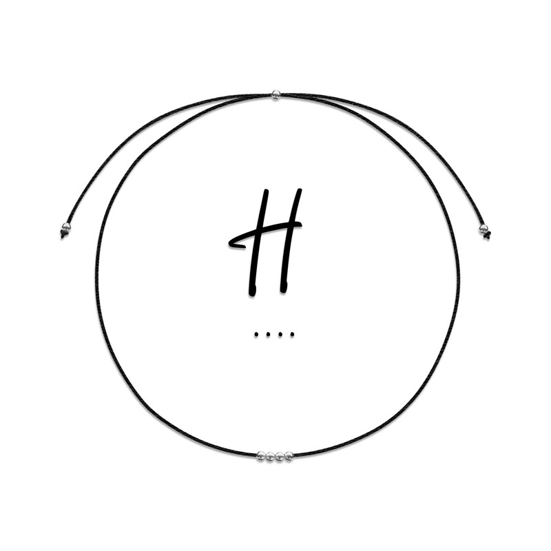 دستبند ماهوت مدل مورس طرح H