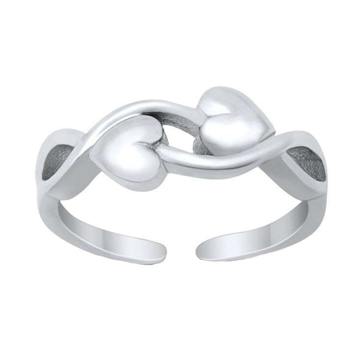  انگشتر نقره زنانه قیراط طرح قلب کد GH4288