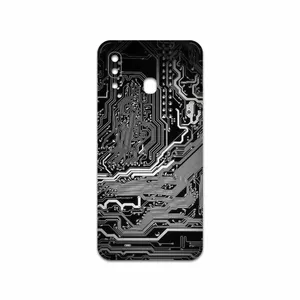 MAHOOT Black Printed Circuit Board Cover Sticker for Samsung Galaxy A30