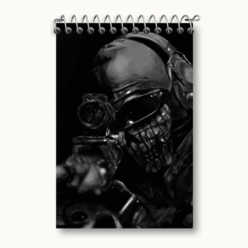 دفتر یادداشت 50 برگ خندالو مدل کال اف دیوتی (Call of duty) کد F292